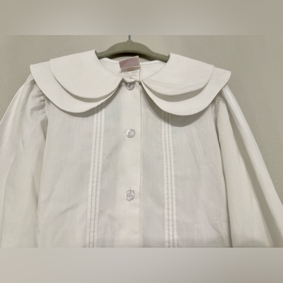 Peter Pan long sleeve button down size 7 - Picture 3 of 7